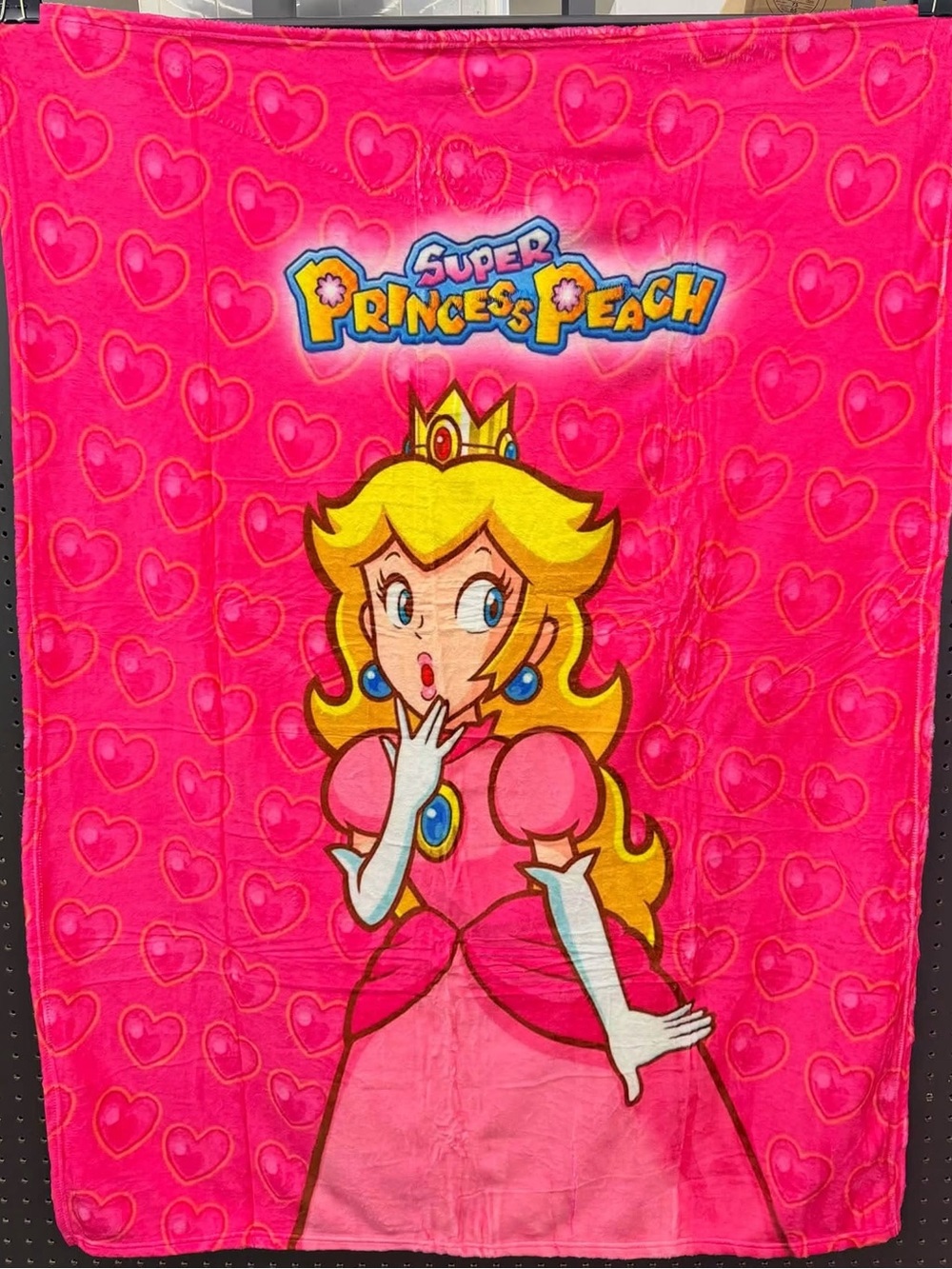 Princess peach throw